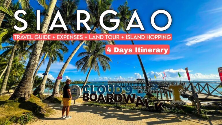 SIARGAO 🇵🇭 2025 | Travel Guide + Expenses + North to South Land Tours + Island Hopping
