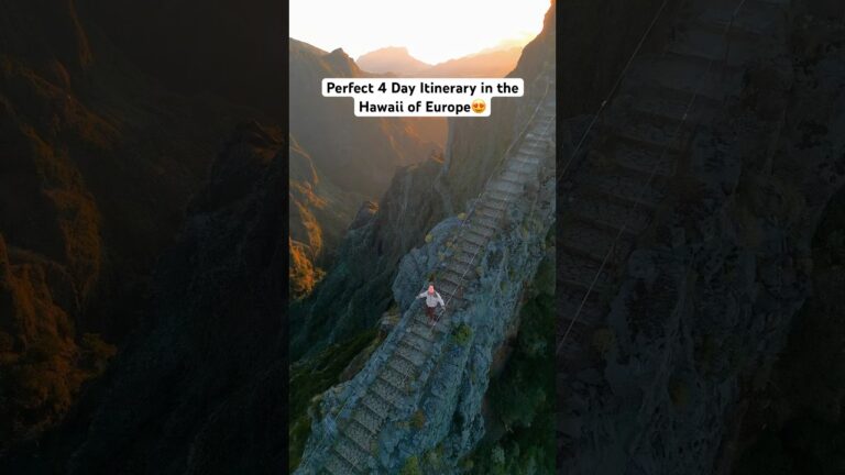 The PERFECT 4 Days in Madeira, Portugal🙌🏼Steal this itinerary! #madeira #portugal #travelguide