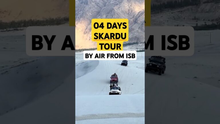 4-Day Skardu Tour Package from Islamabad (By Air) | Explore Cold Desert, Shangrila, Deosai & More!