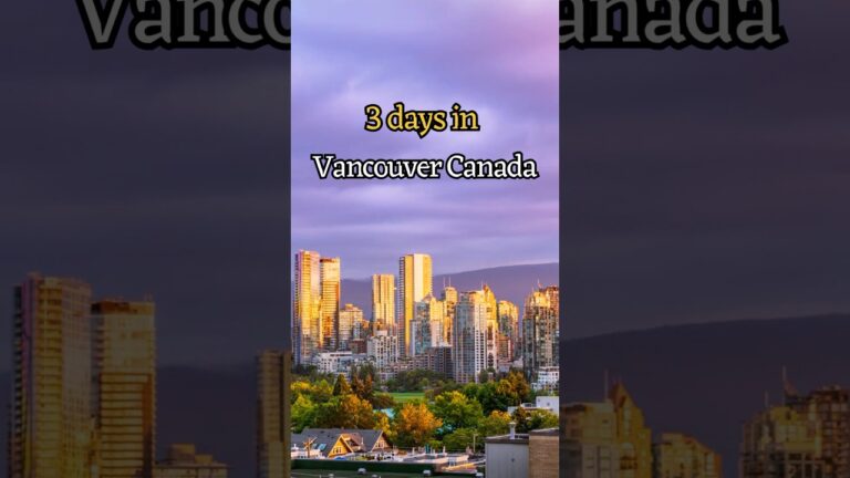 Vancouver Canada | Travel Guide | 3 Days Itinerary | Things to do in Vancouver | The Travel Guardian